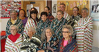 Elders present and honored with blankets and pillowcases