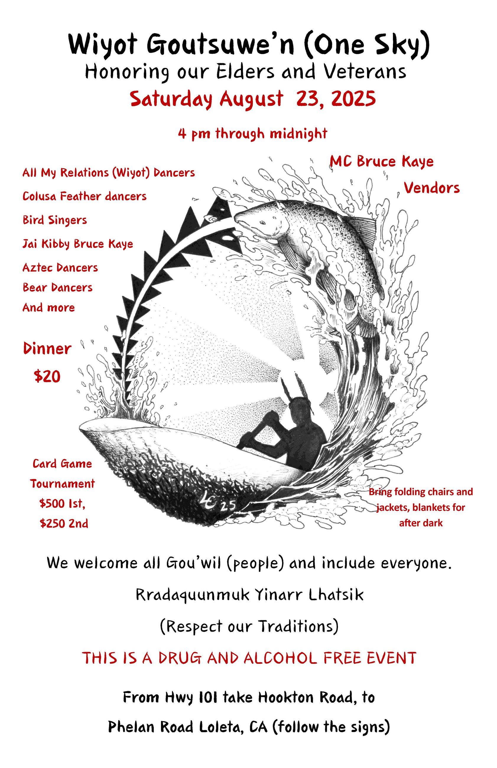 Wiyot Day 2025 Flyer