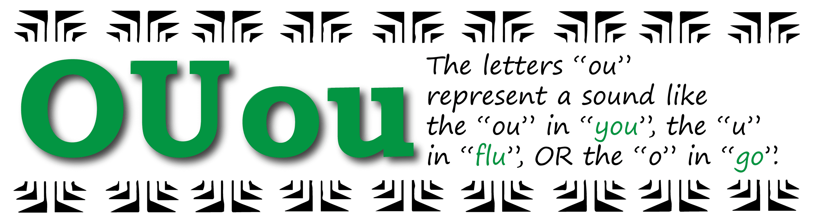 Pronunciation vocabulary primer_OUou_OUou